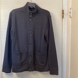 Gap slate blue button-up jacket